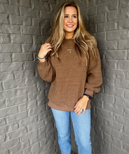 Load image into Gallery viewer, Teddy Pullover- Brown