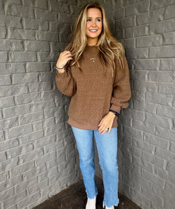 Teddy Pullover- Brown