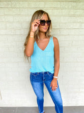 Load image into Gallery viewer, Cloud Nine Knit Tank- Baby Blue