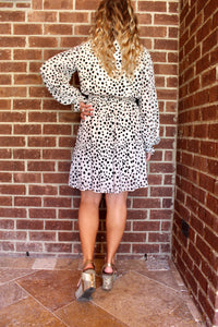Fashionista Dalmatian Print Dress