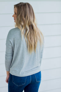 Lazy Day Gray Top