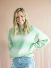 Load image into Gallery viewer, Forget Me Not Sweater- Mint