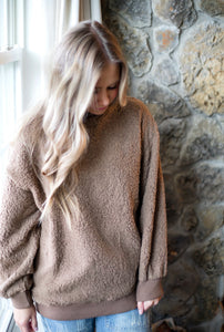 Teddy Pullover- Brown